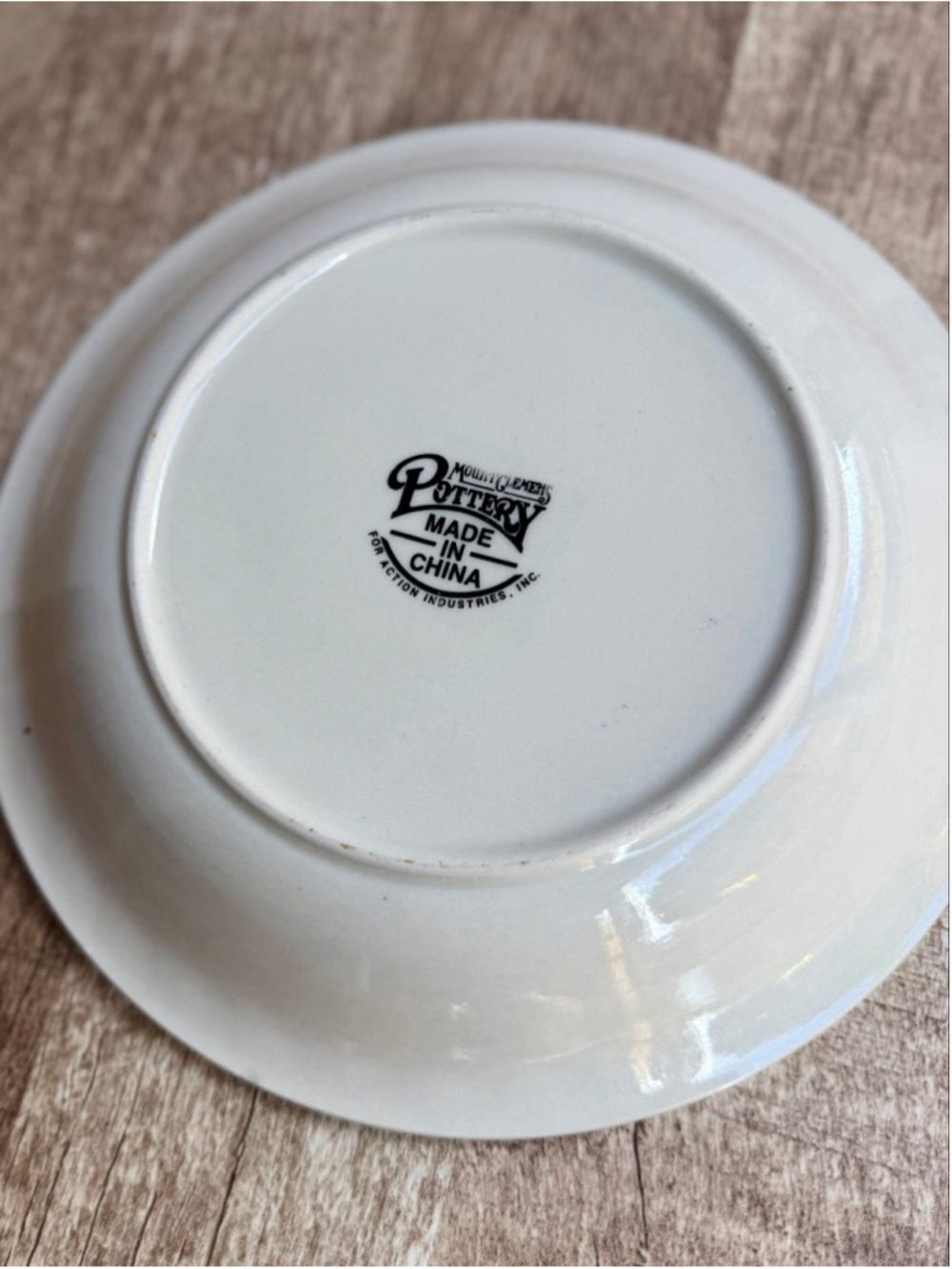 Vintage Mt Clemens Pottery Worlds Best Pie Ceramic Dish 10 Inch - Picture 2 of 2